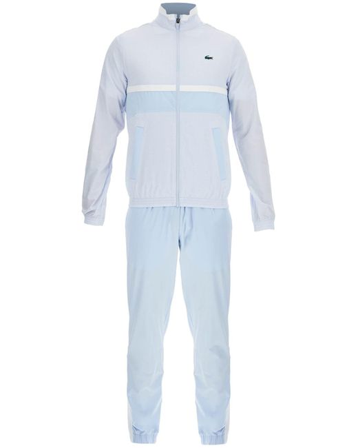 Lacoste Blue Sporty Patchwork Jumpsuit for men