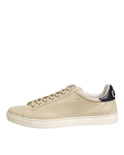 Dolce & Gabbana Natural Sneakers for men