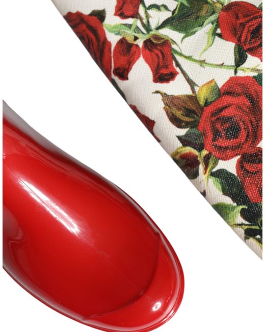 Dolce & Gabbana Red Wellies