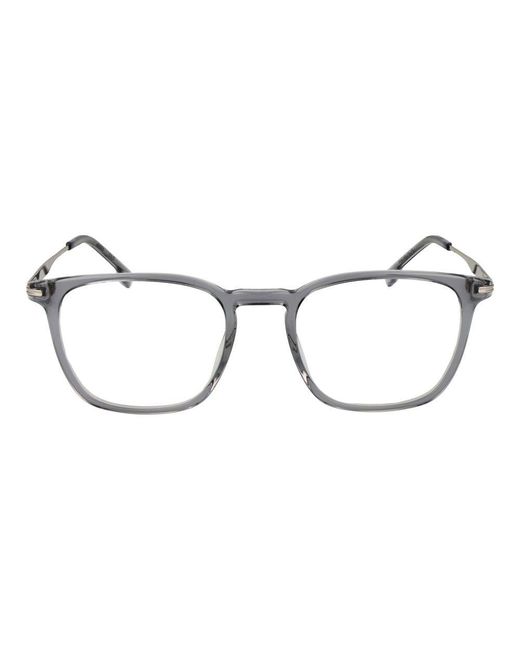 Boss Metallic Gray Acetate Glasses (frames) for men