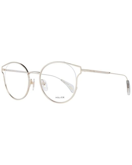 Police Metallic Rose Gold Optical Frames