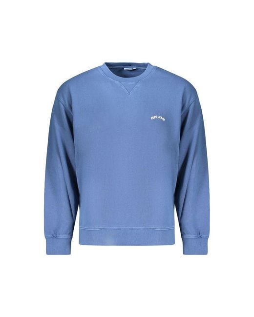 Pepe Jeans Blue Cotton Men's Sweatshirt for men