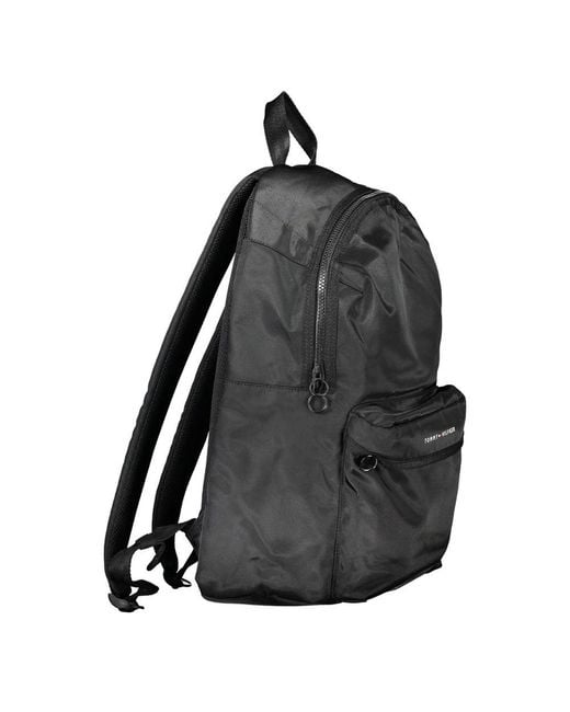 Tommy Hilfiger Black Polyester Backpack for men
