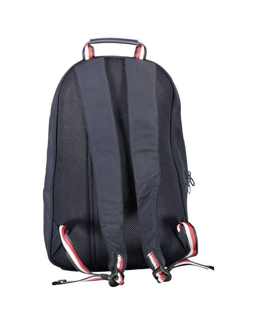 Tommy Hilfiger Blue Polyester Backpack for men