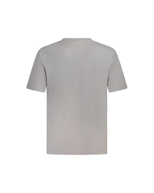 Fila Gray Logo Tee Short Sleeves for men
