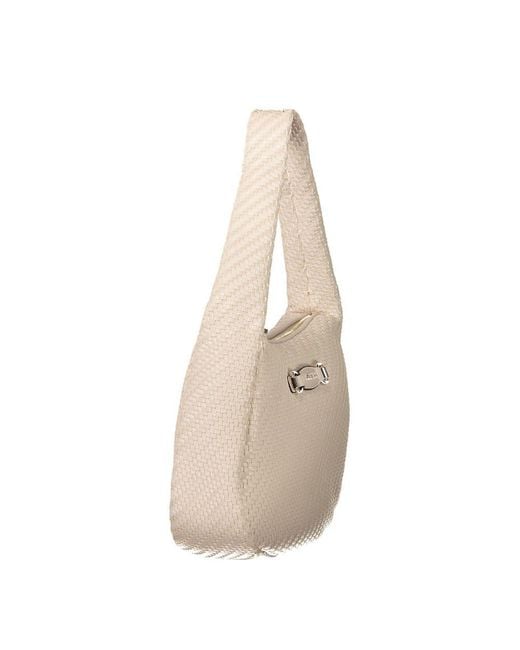 Guess Natural Rosa Poliuretano Handbag
