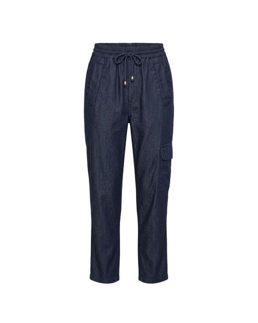 Trussardi Blue Cotton 's Pant
