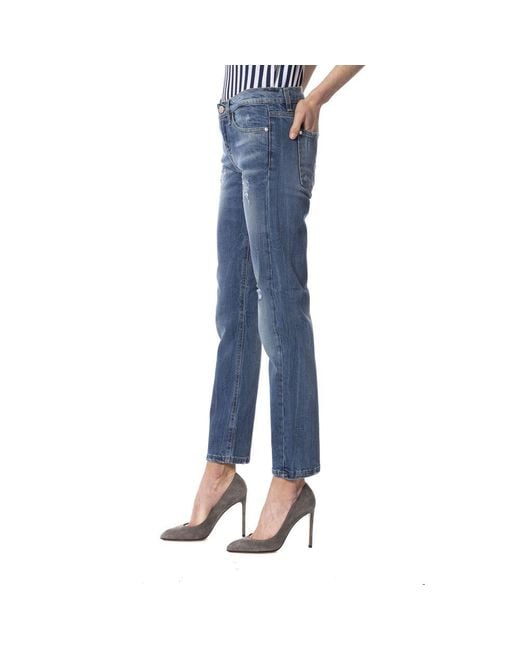 Frankie Morello Blue Other Fibres Jeans
