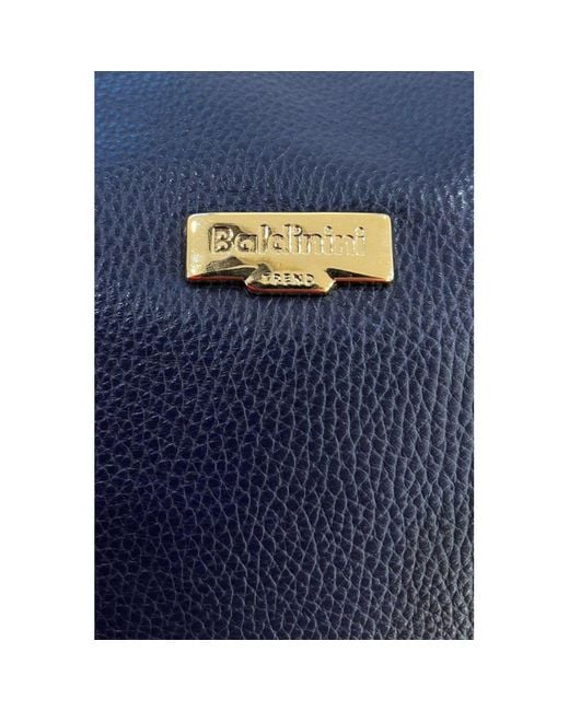 Baldinini Blue Leather Crossbody Bag