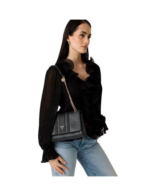 Guess Black Gray Polyethylene Handbag