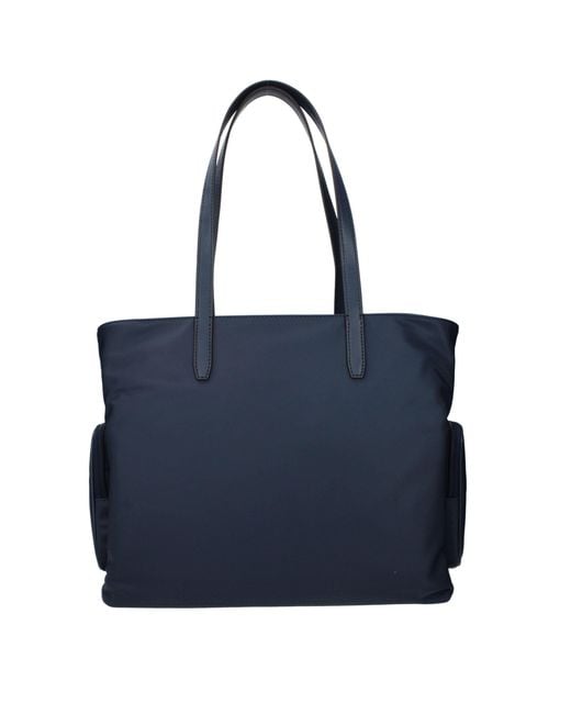 Michael Kors Blue Fabric Shoulder Bag