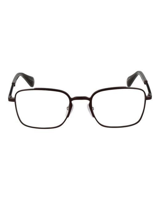 Yohji Yamamoto Black Metal Glasses (Frames) for men