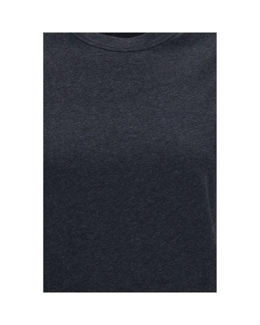 Brunello Cucinelli Blue Gray Cotton T