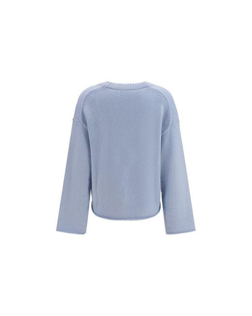 Loulou de Saison Blue Cashmere Sweater