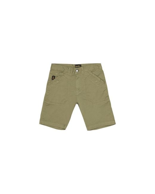 Refrigiwear Green Cotton Bermuda for men