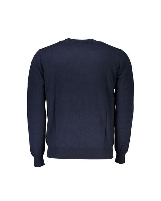 Harmont & Blaine Blue Cotton Sweater for men