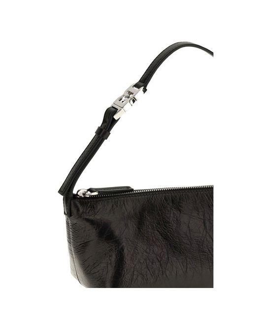 Fendi Black Calf Leather Bos Taurus Clutch Bag
