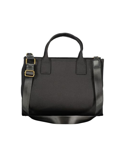 Twinset Black Twinset Cotton Tote