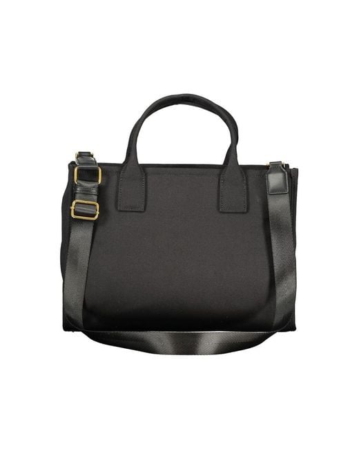 Twinset Black Twinset Cotton Tote