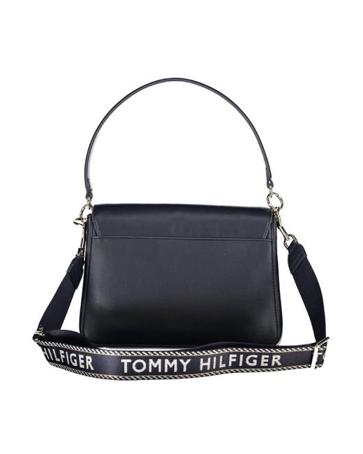 Tommy Hilfiger Blue Polyester Handbag