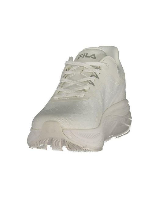 Fila Gray White Polyester Men's Sneaker for men