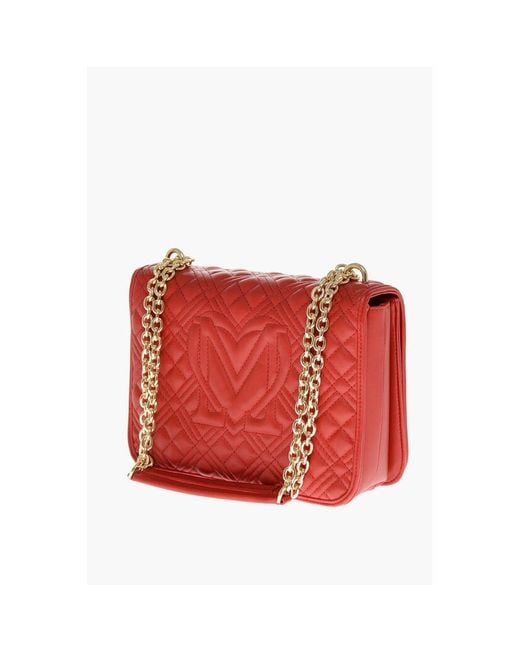 Moschino Red Polyethylene Shoulder Bag