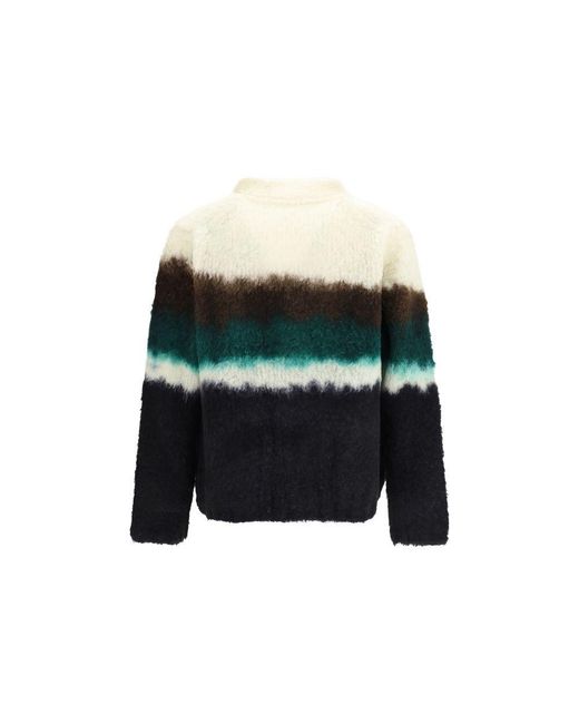 Sacai Black Chusen-Dyed Cardigan for men