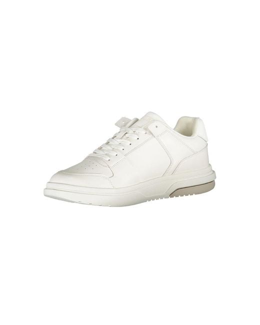 Tommy Hilfiger White Court Sneakers Lowtop Style for men