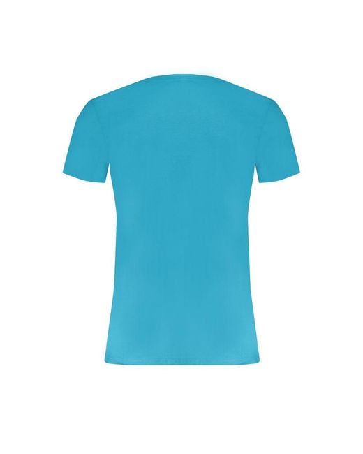 Trussardi Blue Cotton T-Shirt for men
