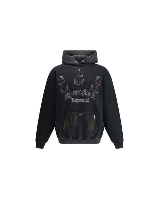 Represent Black Thoroughbred Hoodie for men
