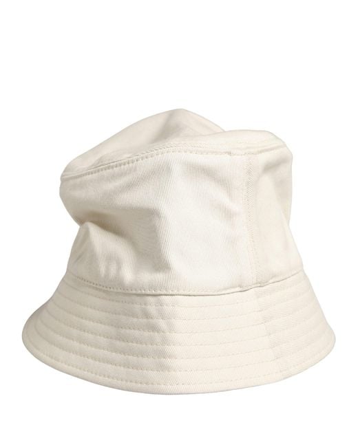 Dolce & Gabbana Natural Cotton Bucket Fisherman Capello Hat for men