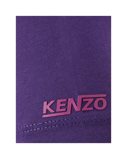 KENZO Blue Chic Cotton Top For Sophisticated Style