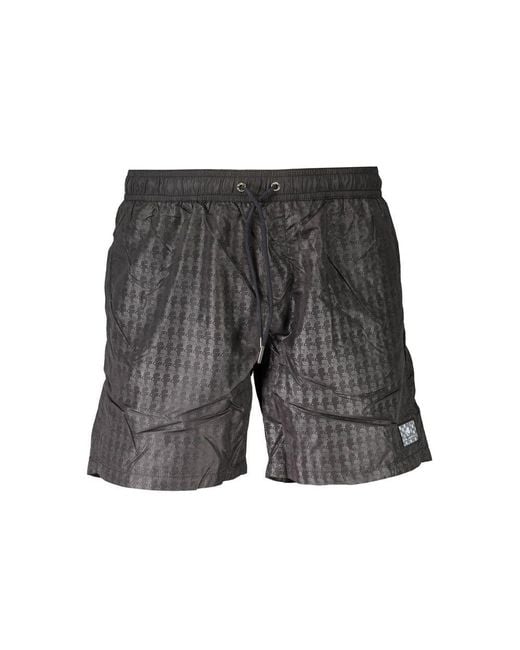 Karl Lagerfeld Gray Polyester Swim Boxer for men