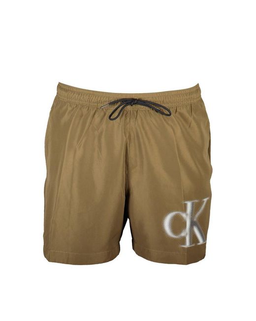 Calvin Klein Green Polyester Swimwear for men