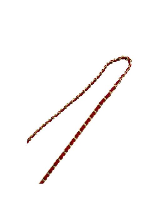 Baldinini Red Leather Crossbody Bag