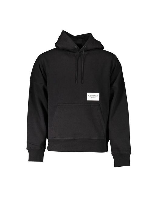 Calvin Klein Black Cotton Men Sweater for men