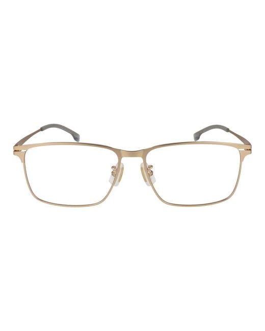 Boss Metallic Gold Metal Glasses (frames) for men