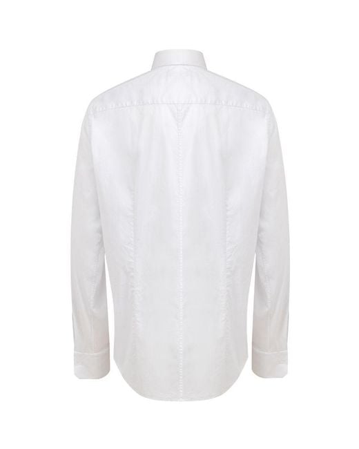 Dolce & Gabbana White Cotton Dress Shirt for men