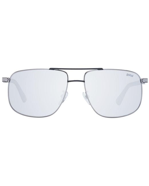 BMW Metallic Gray Men Sunglasses for men