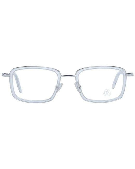 Moncler Metallic Metal & Plastic Glasses (Frames) for men