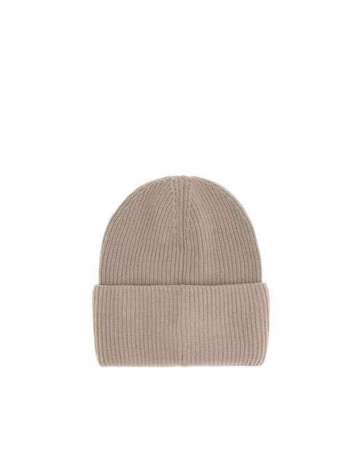 Moncler Brown Beanie Hat