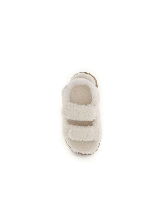 Moon Boot Natural Calf Leather Bos Taurus Sandals