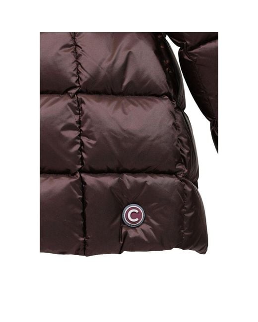 Colmar Brown Polyamide Full-Length Jacket