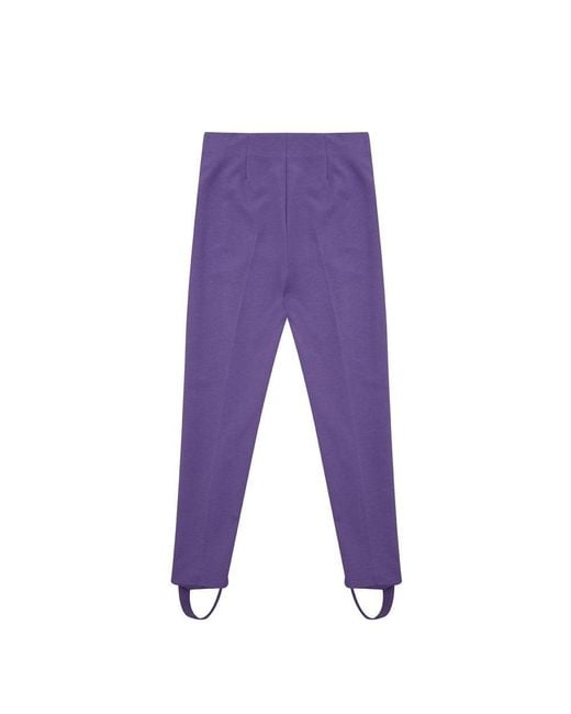 Lardini Purple Viscose Jeans & Pant