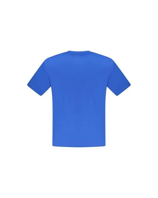 North Sails Blue Cotton T-Shirt for men