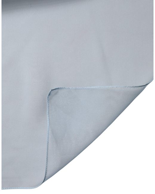 Dolce & Gabbana Blue Silk Stole Neck Wrap Shawl 200Cm X 130Cm Scarf for men