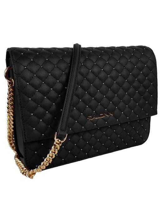 Baldinini Trend Blue Cowhide Crossbody Bag main image 0