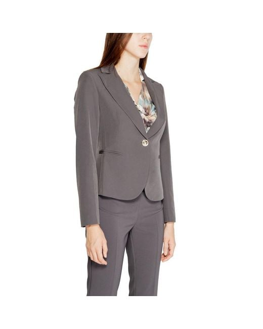 Rinascimento Gray Polyester Suits & Blazer