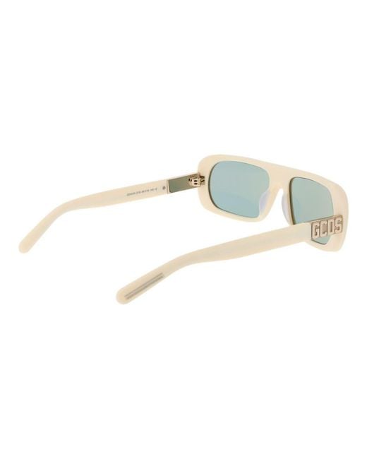 Gcds Beige Acetate Sunglasses in Blue | Lyst UK display picture 3