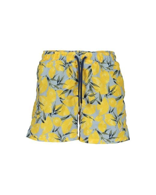 Gant Yellow Polyester Swimwear for men